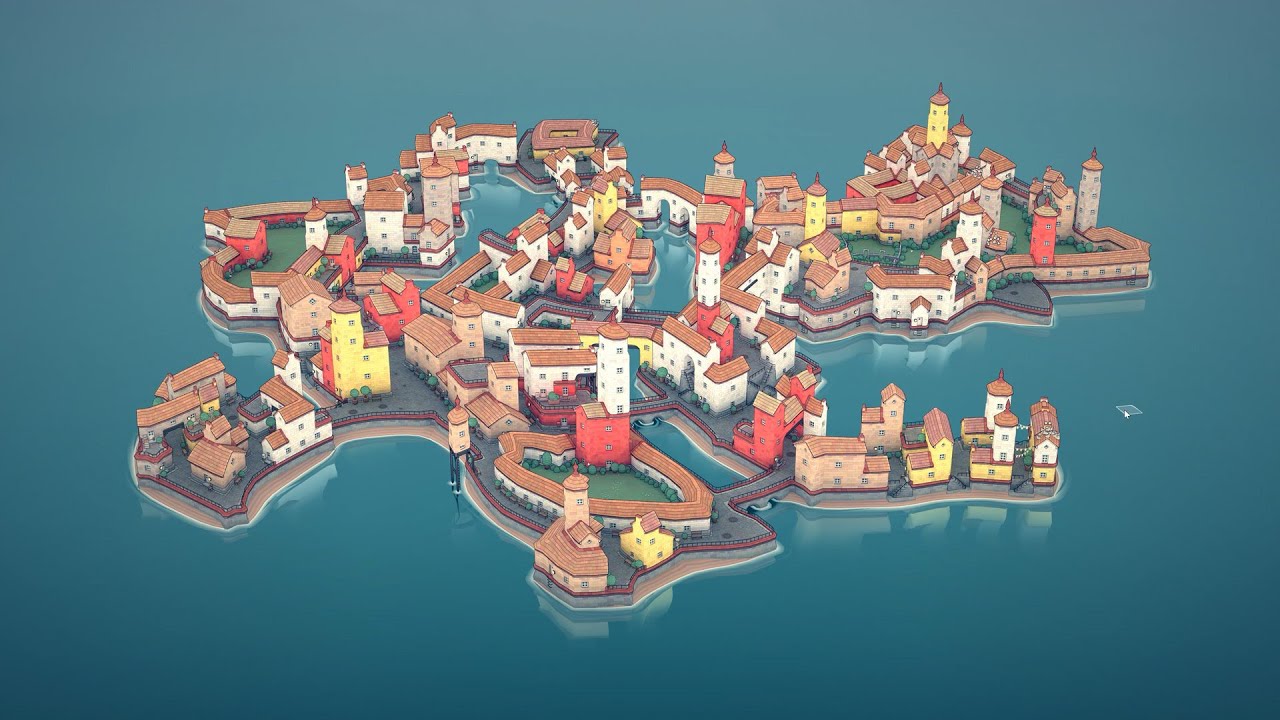 +30 minutes of Townscaper in crispy 4K (No commentary)