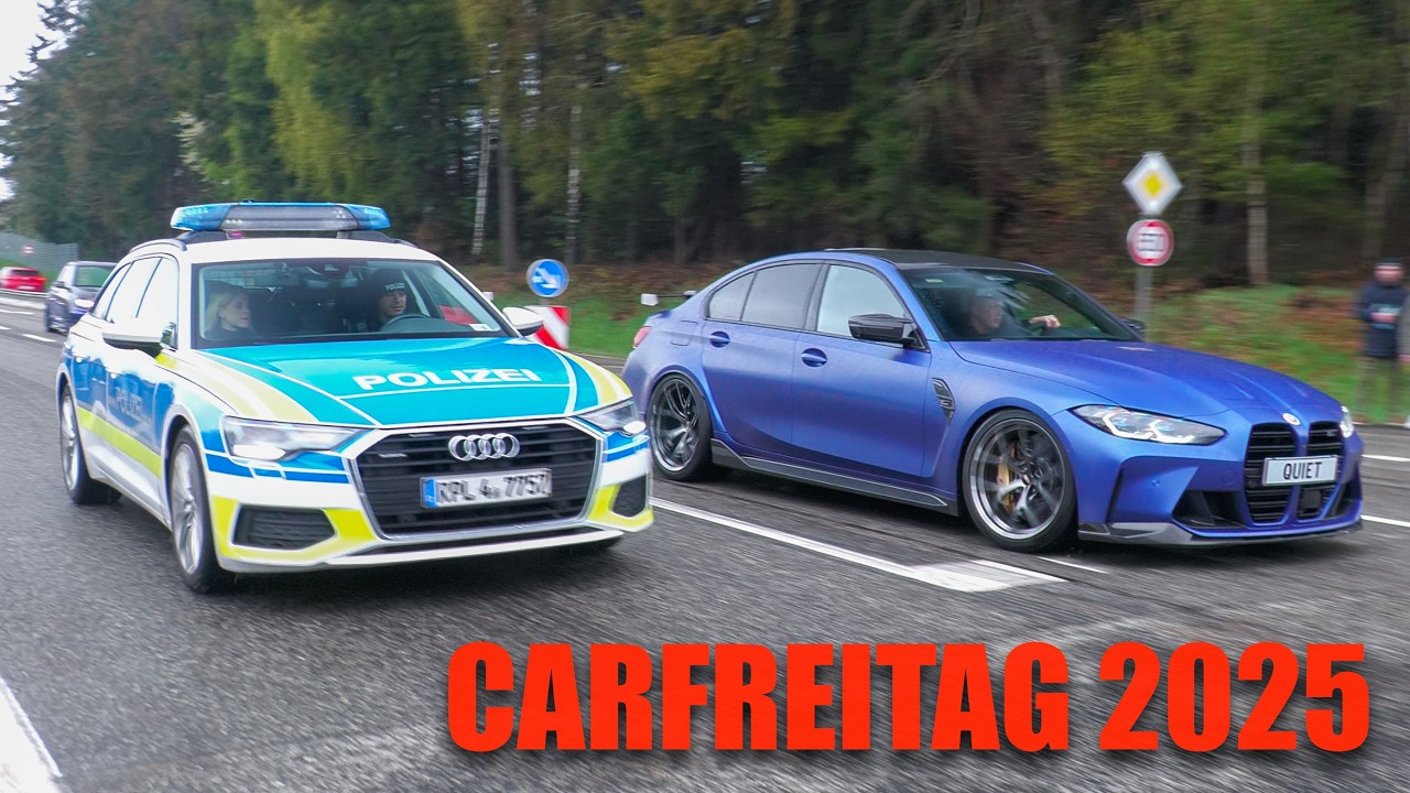 CARFREITAG NÜRBURGRING 2025! POLICE, FUNNY MOMENTS, LOUD SOUNDS, TRAFFIC JAMS!