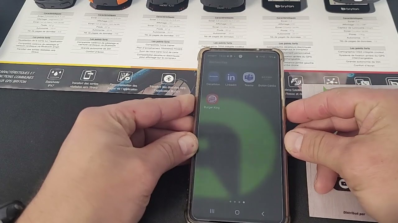 probleme sur bryton active application