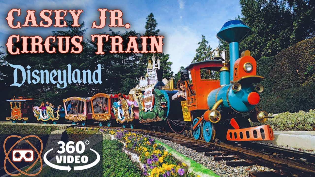 [5K 360] Casey Jr Train Disneyland 360° POV - Classic Disney Attraction
