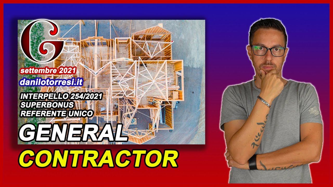 SUPERBONUS 110 le spese del General Contractor