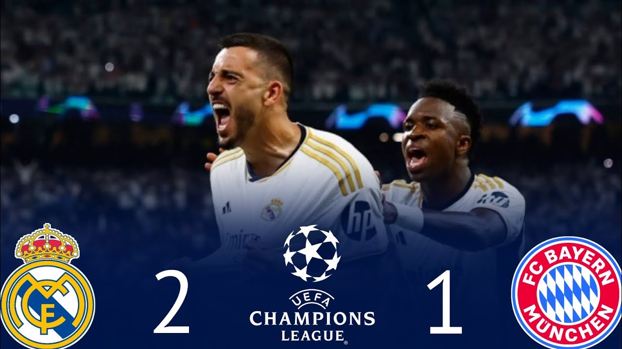 Real Madrid 2&times;1 Bayern Munich | U.C.L Semi Final 2024 | Extended Highlights & Goals
