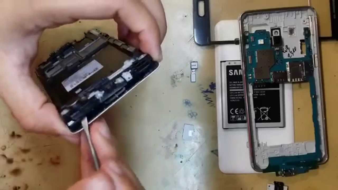 Desmontando Samsung Gran Prime duos TV G530 Tela touch display