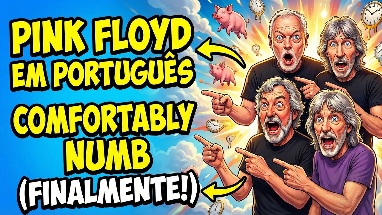 Comfortably Numb em Português | Pink Floyd Cover Traduzido 1979