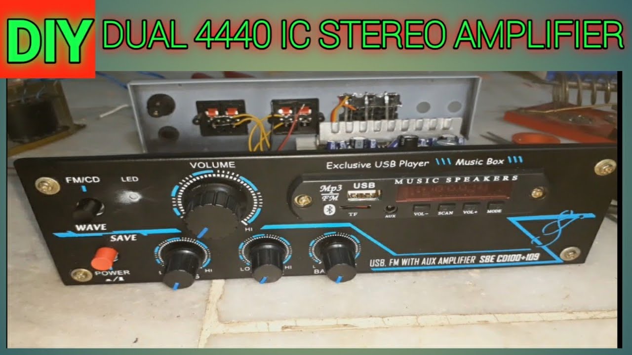 DIY 4440 Stereo Amplifier #Stereo #Amplifier #LA_4440 #DIY #KVR_ELECTRONICS