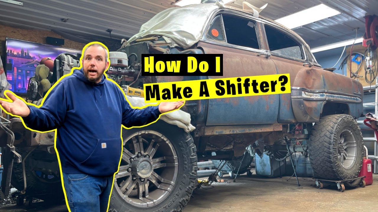 1954 Chevy Rat Rod Custom HOMEMADE Column Shifter