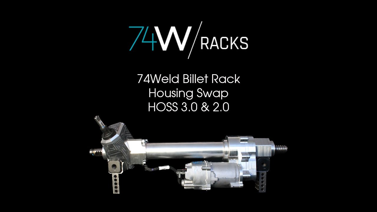 74Weld ビレット ブロンコ ラックハウジング交換