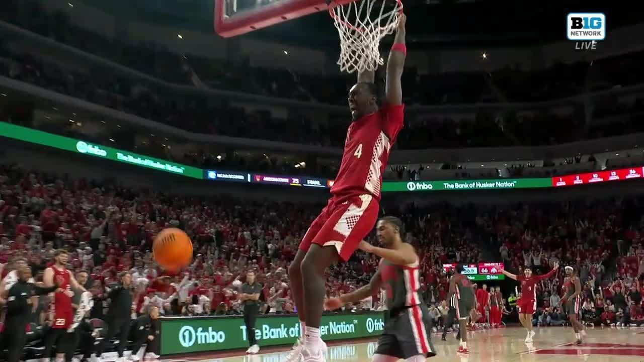 Nebraska Men's Basketball defeats the Ohio State Buckeyes 79-71