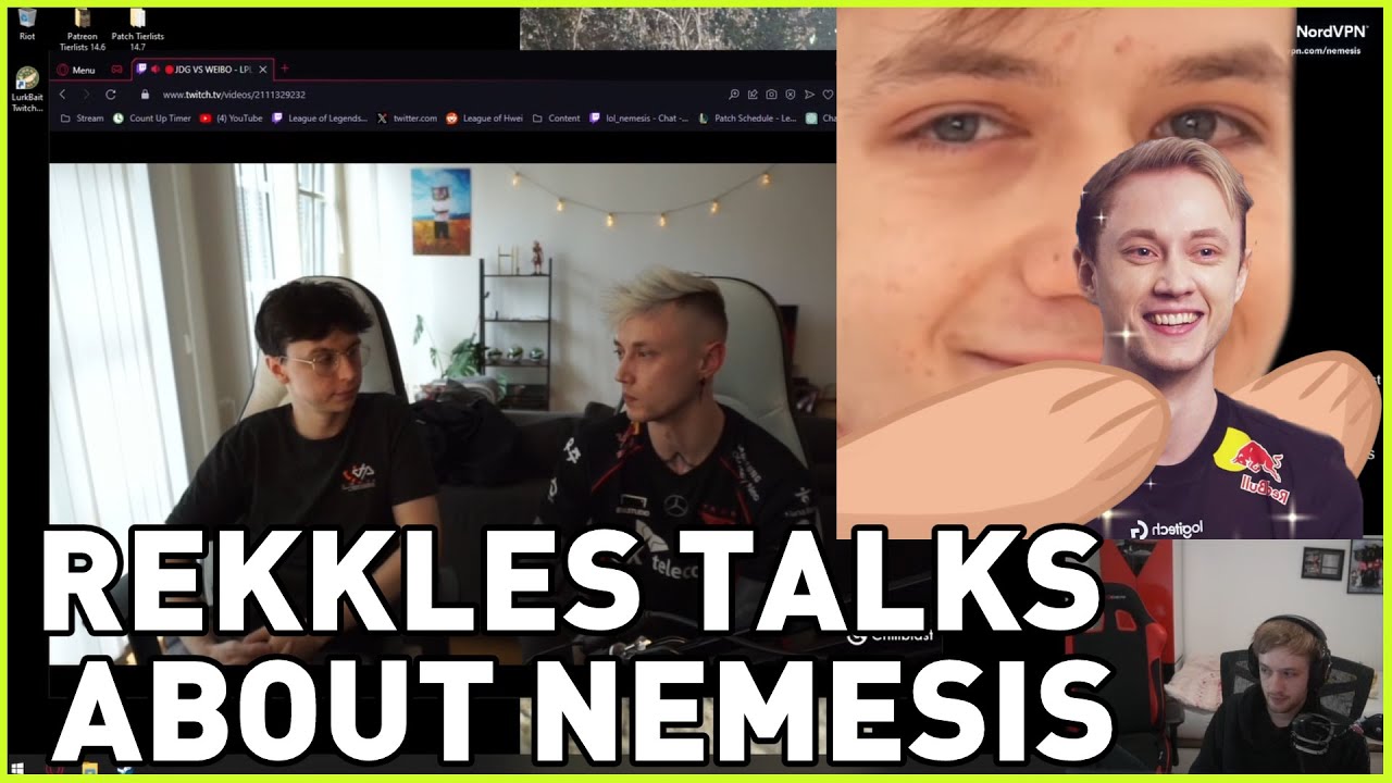 Nemesis reacts to Rekkles talking about him