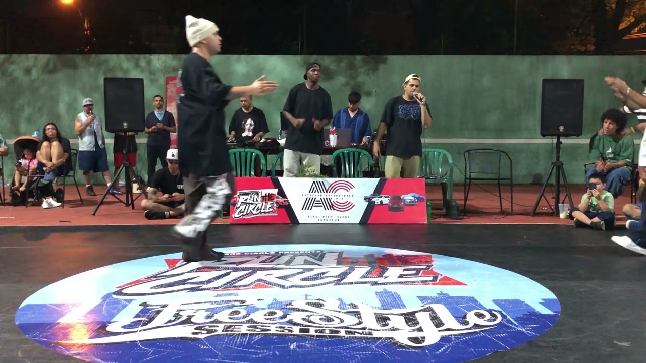 Run The Circle - Final Hip Hop Freestyle - Stebam vs KIki - Apresentação Vovô Judge…