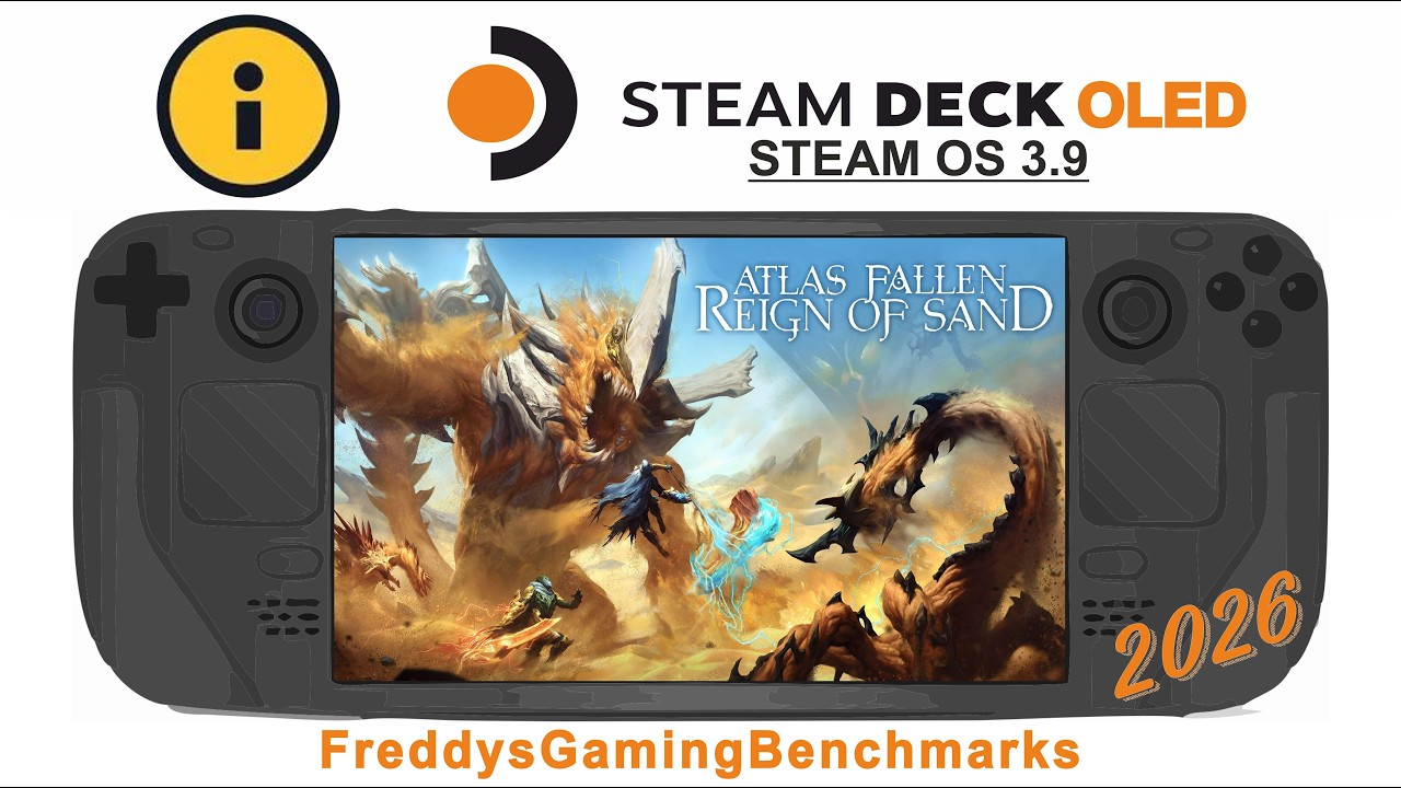 Atlas Fallen Reign of Sand on Steam Deck OLED with Steam OS 3.9