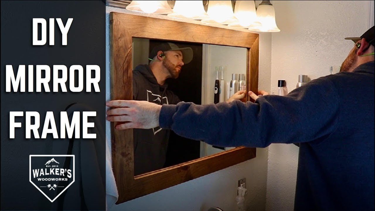 НЕ ВЫБРАСЫВАЙТЕ старое зеркало! Рама для зеркала своими руками.