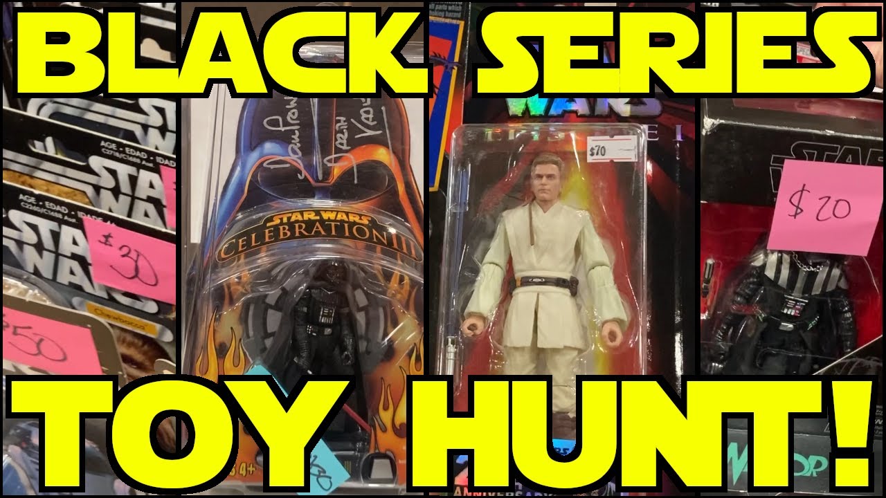 Star Wars Black Series TOY HUNT! Cool Collectible Show! VLOG #45