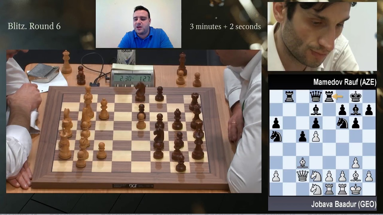 Jobava vs Mamedov (Ronda 6 Mundial de Blitz)