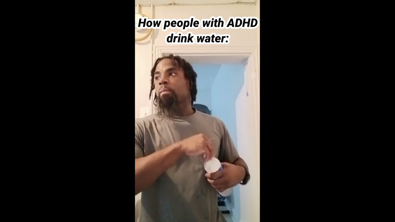 How People With ADHD Drink Water 