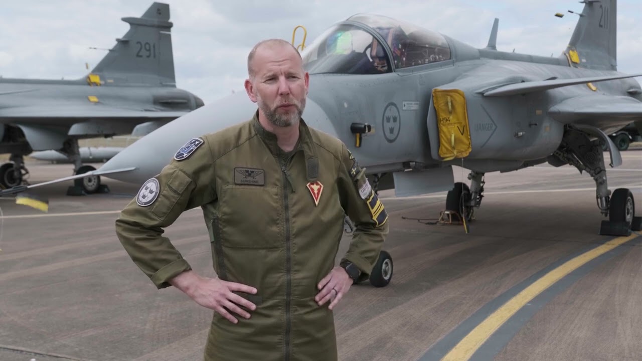 Saab Gripen at Royal International Air Tattoo 2022