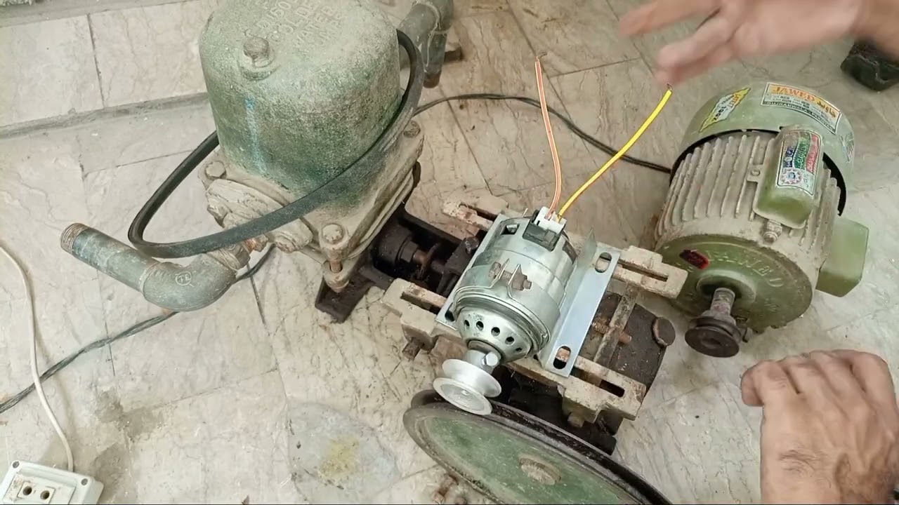 HOW TO FIX 12 VOLT DC MOTOR IN DONKEY PUMP | Easy DIY hindi urdu #tech #hindi #urdu #life #viral