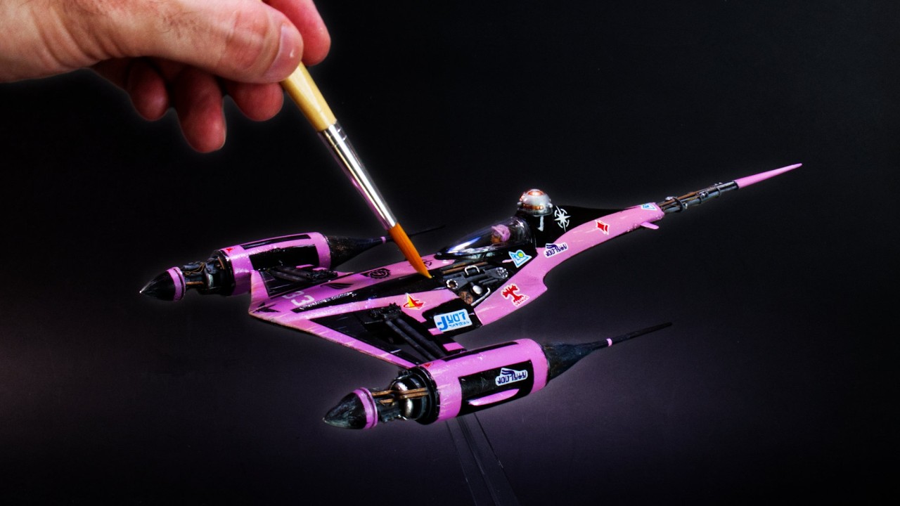 Transforming the Naboo Starfighter into an F1 car
