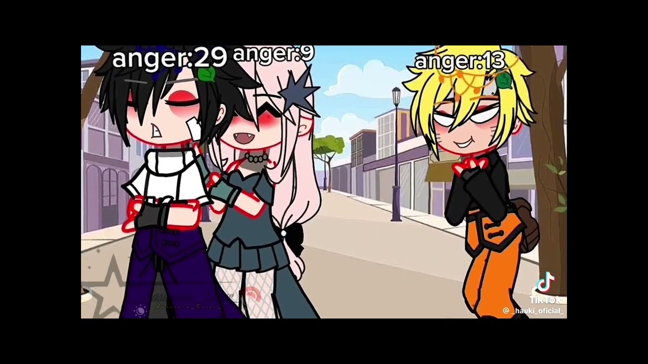 🍅🦊// SasuNaru compilation// gacha life 
