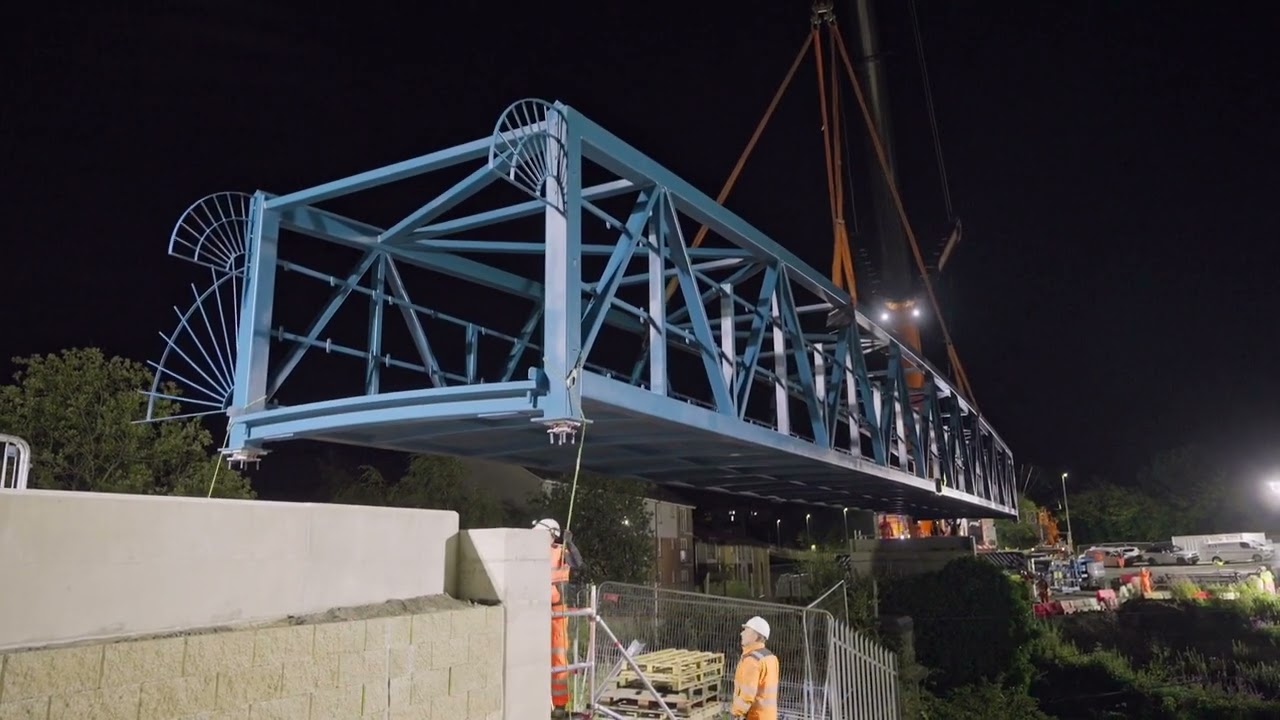 Roseburn to Union Canal link - new bridge