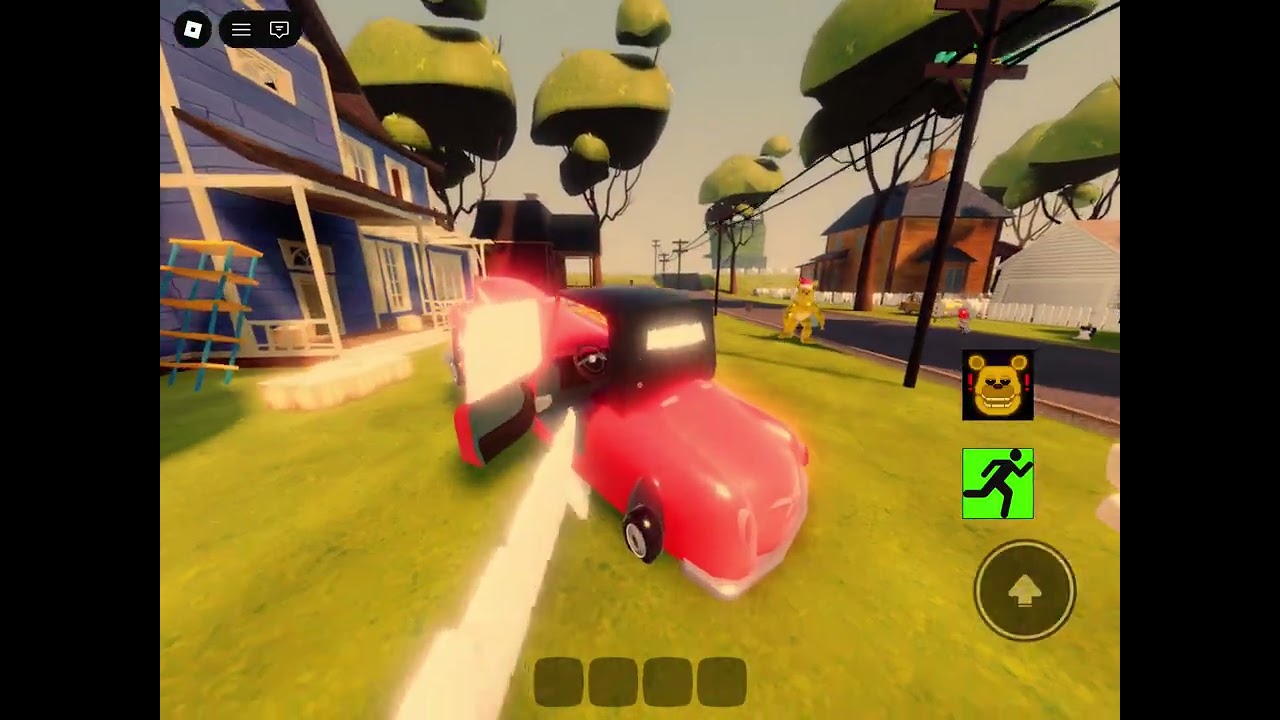 Jugando freadbear en Roblox 