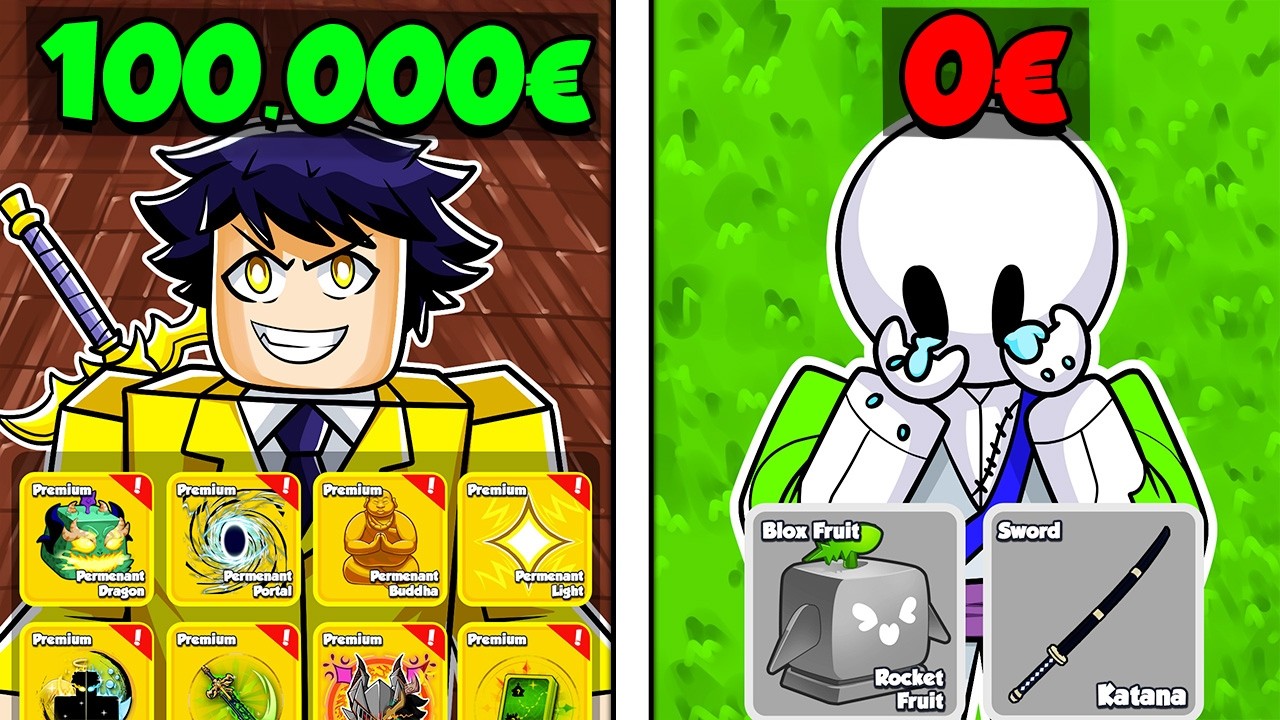 Noob to Pro Pay to Win vs Free to Play ! (contre @CRBmp5 )