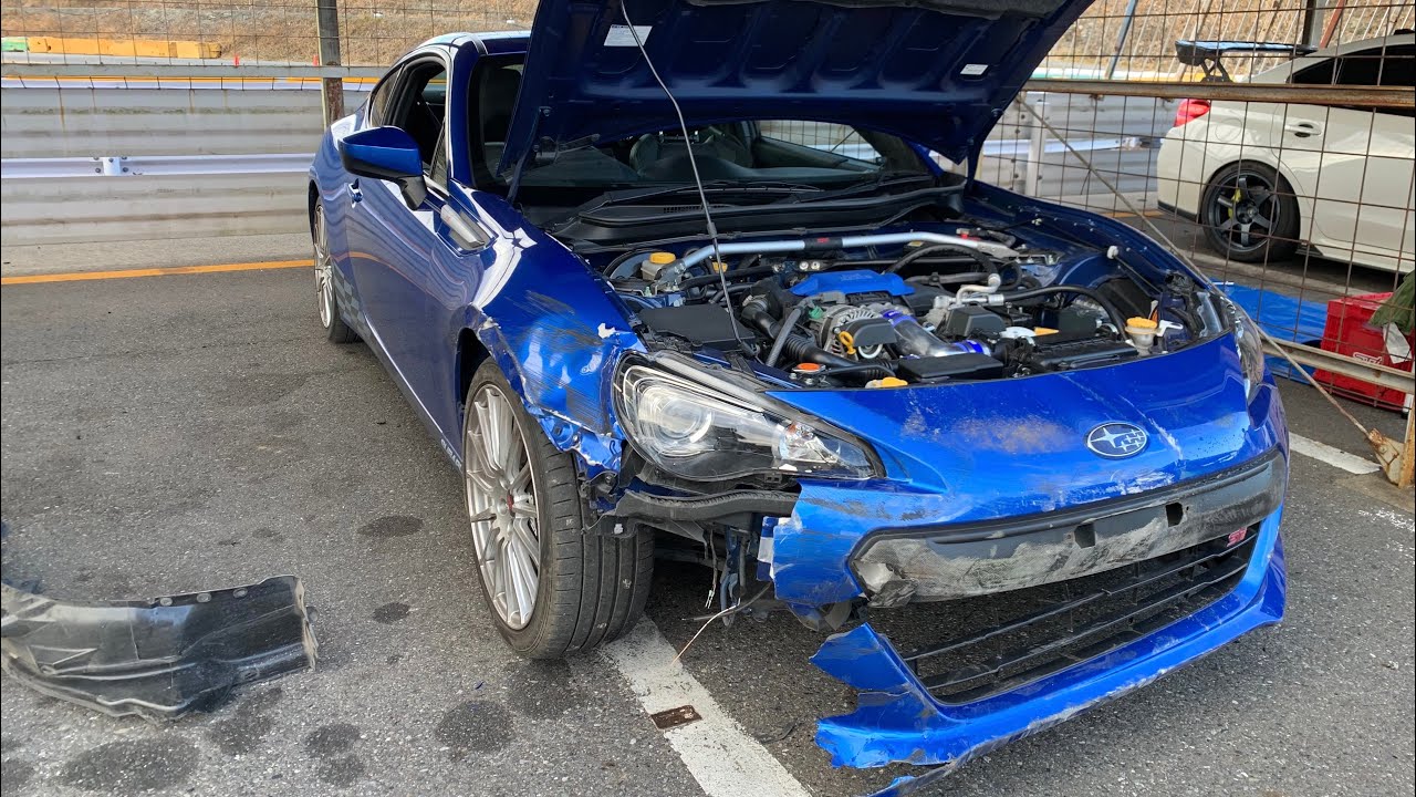 【SUBARU BRZ】本庄サーキットでやらかした【クラッシュ】