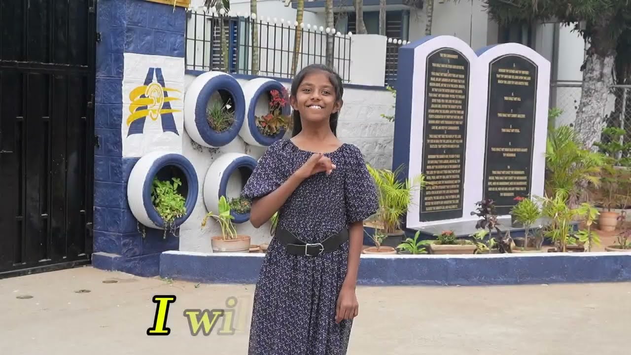 Behold, Behold song (ASL)/ Adventist School For Speech & Hearing, Kollegal.