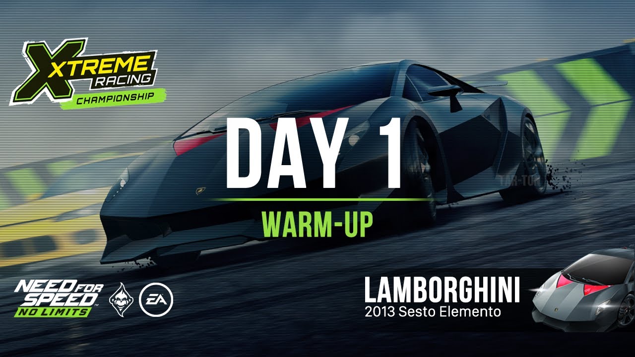 NFS:No Limits | Xtreme Racing Championship (2013 Lamborghini Sesto Elemento) - Day 1 (Warm-Up)