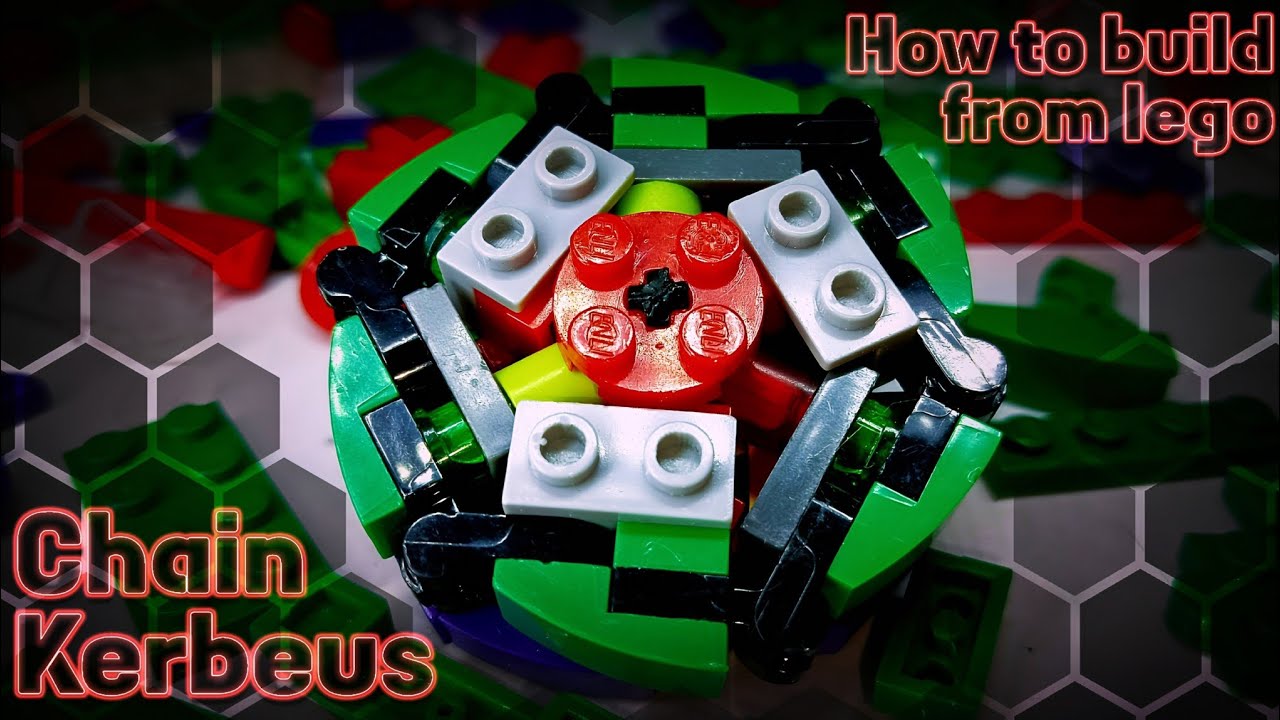 How to build a lego beyblade Chain Kerbeus #lego #beyblade