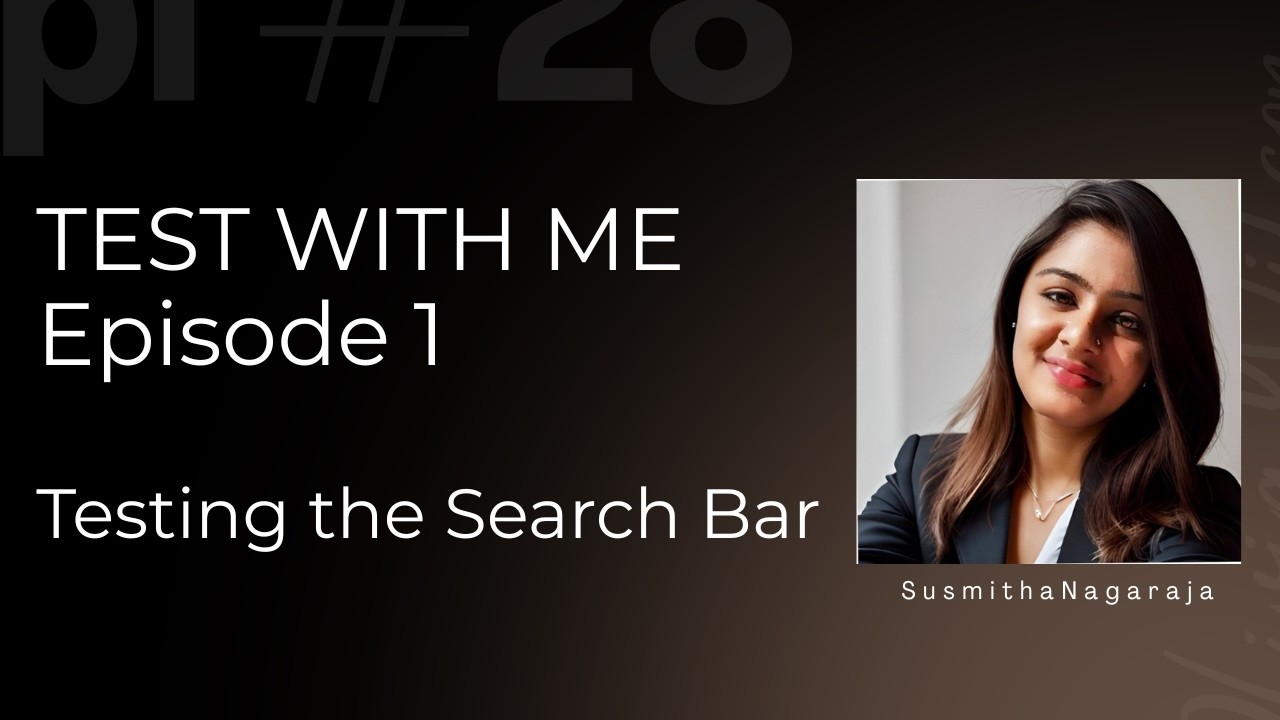 Episode 1 How to Test a Search Bar | QA Interview Question Explained (Step-by-Step)