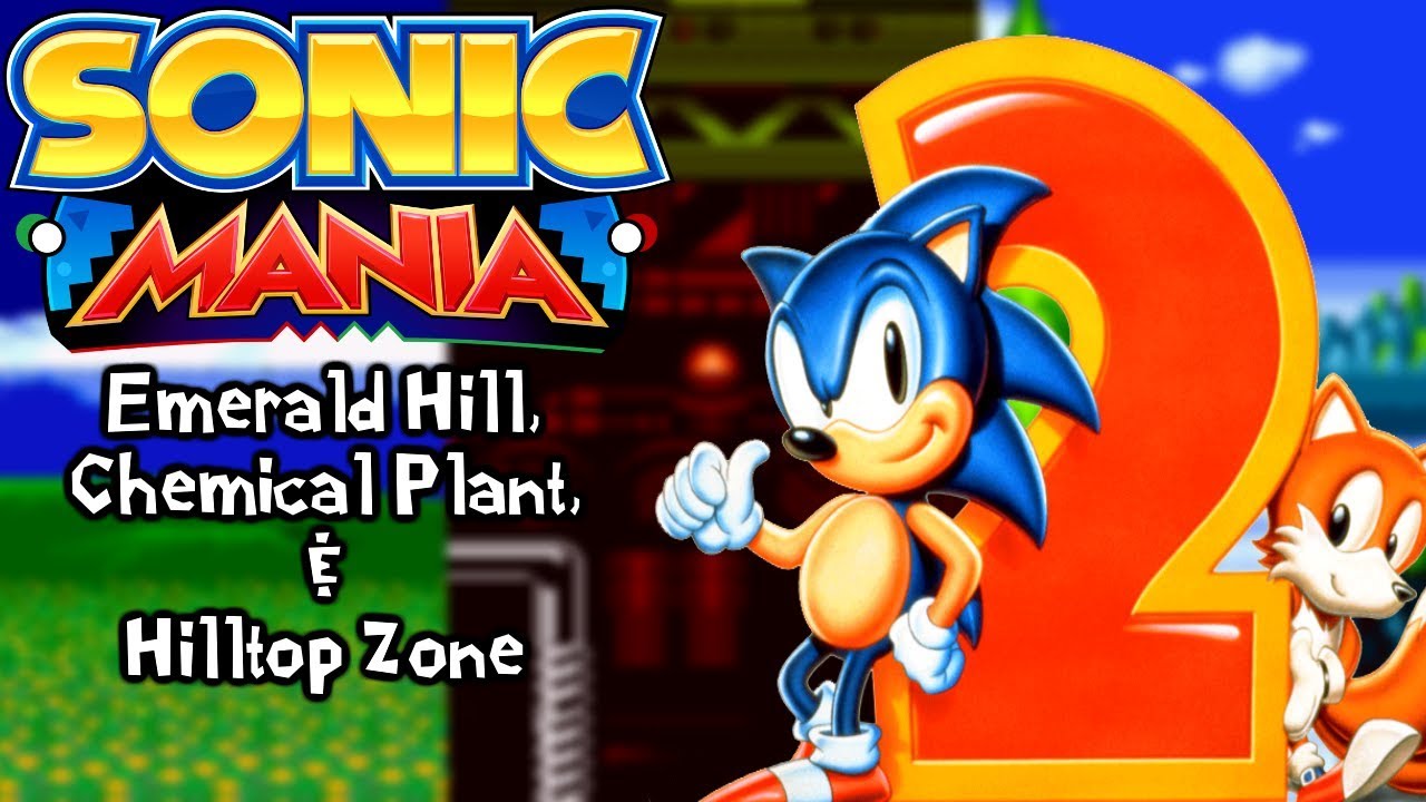 Sonic Mania Mods | 3 Sonic the Hedgehog 2 Zones (Emerald Hill, Chemical Plant, and Hilltop Zone)