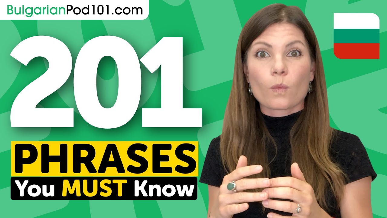 201 Phrases Every Bulgarian Beginner Must-Know