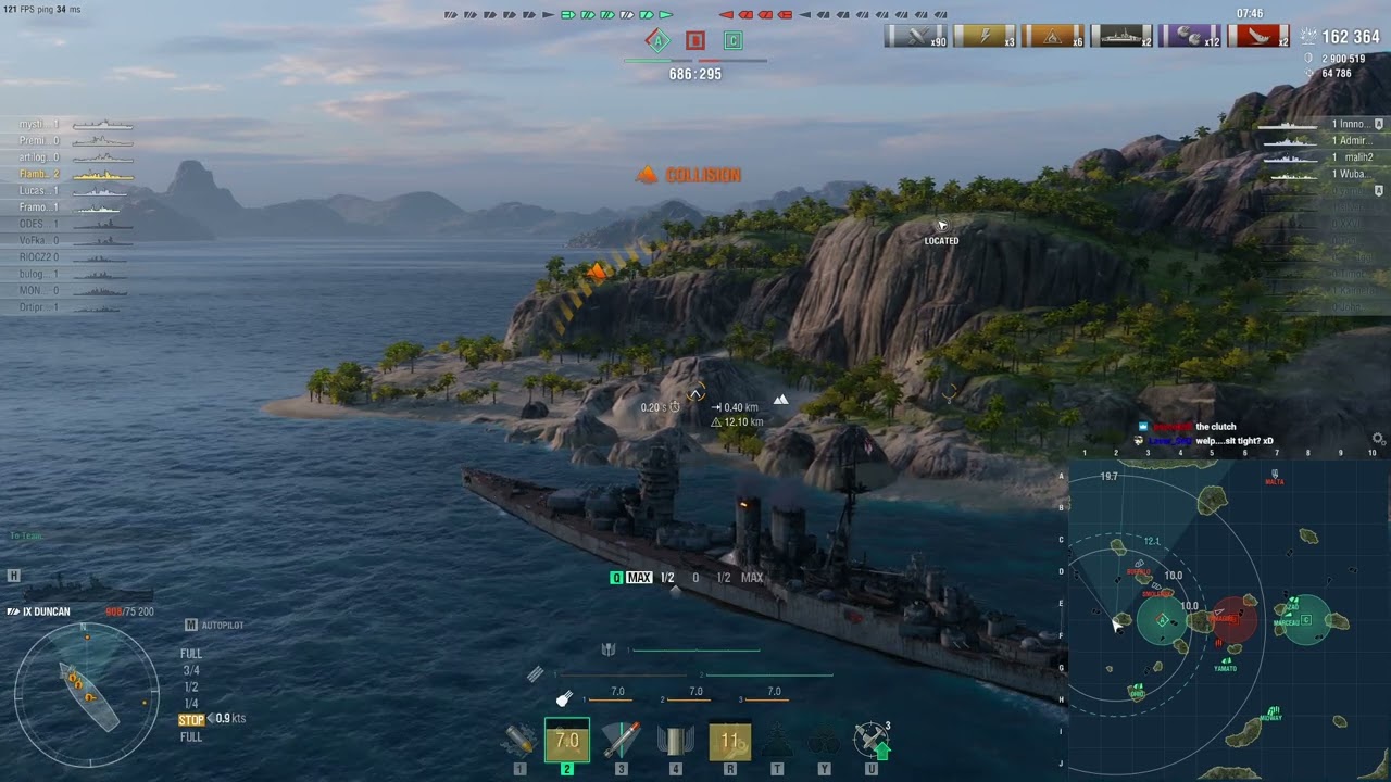 Riding that island like no other - World of Warships