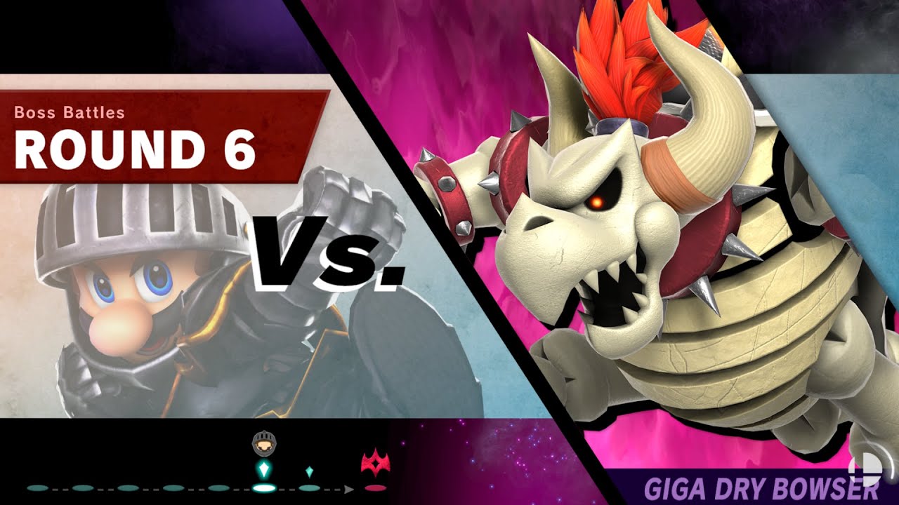 Knight Armor Mario vs SSBU Boss Battles 9.9 Difficulty Quickie [CRASH] -By YukaedeSl4yer