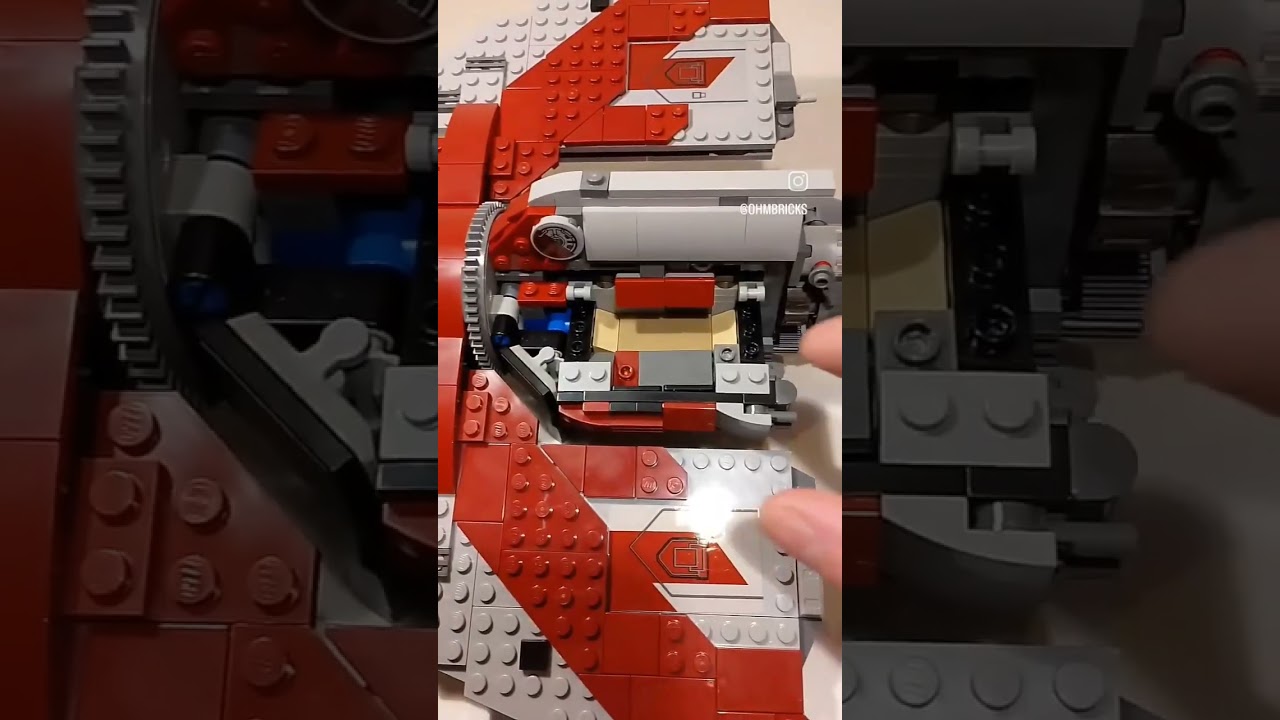 Upgrade Lego 75362  Ahsoka Tanos T6 Shuttle #lego #legostarwars #starwars #afol #legomoc #legoahsoka