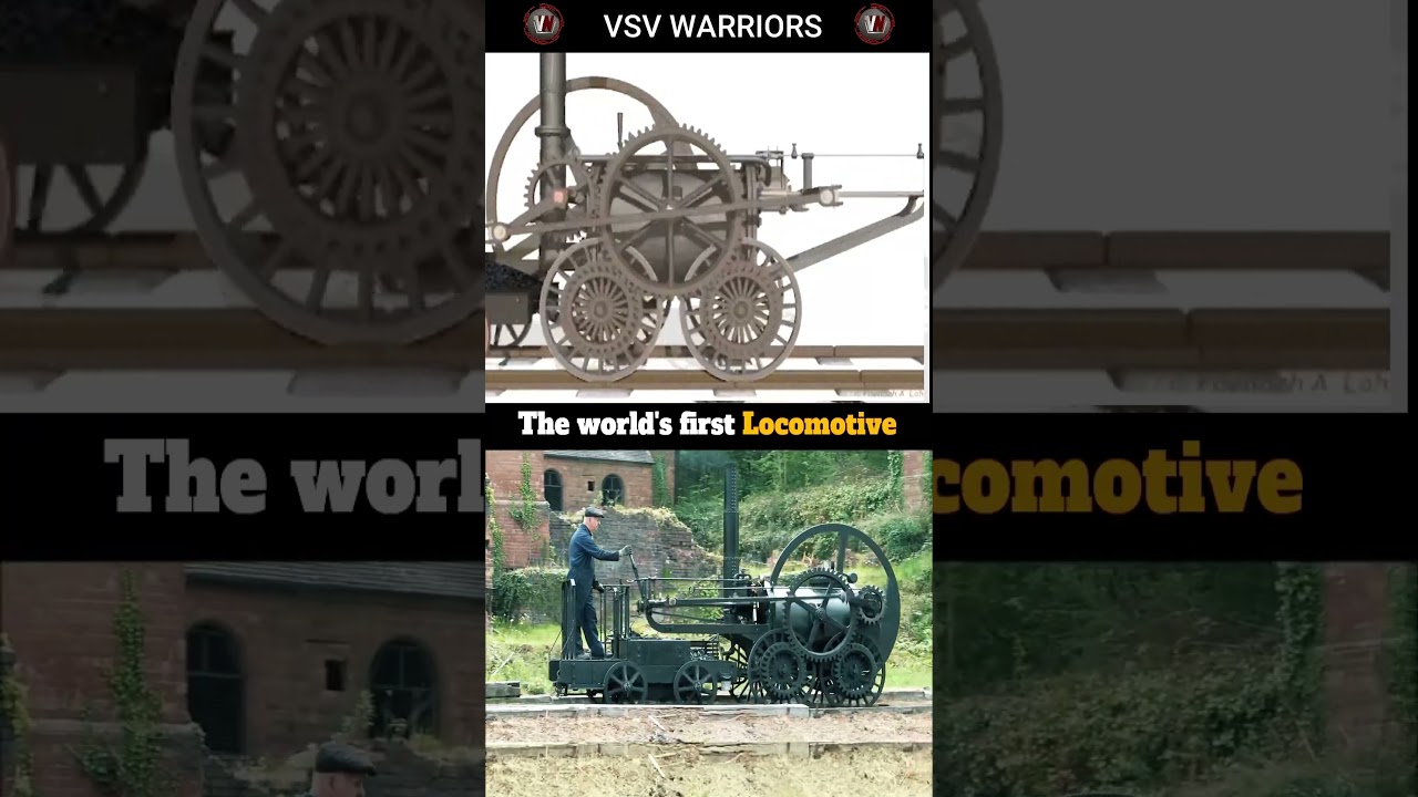 The World's First Locomotive #locomotive #automotive #engine #engines #oldtrain @VijaySinghVSV