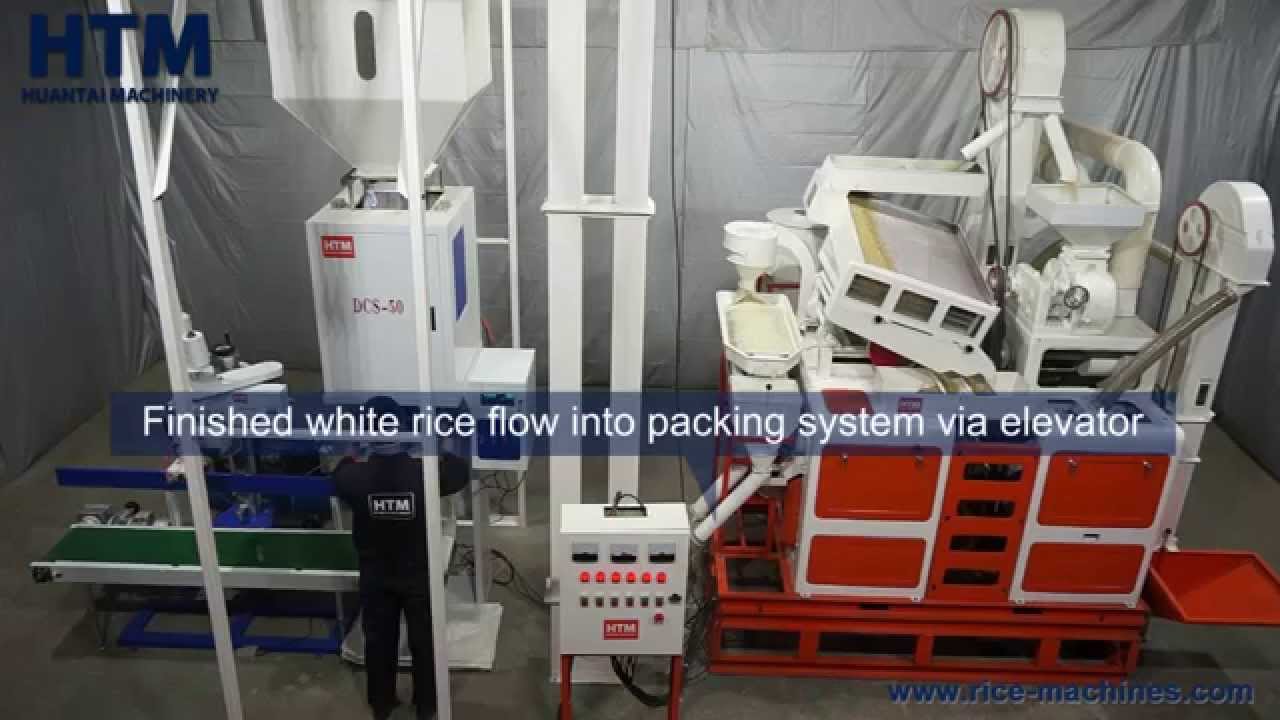 Operation Guide of ZCT1000 Mini Rice Mill  Plant+Packing System -- HTM