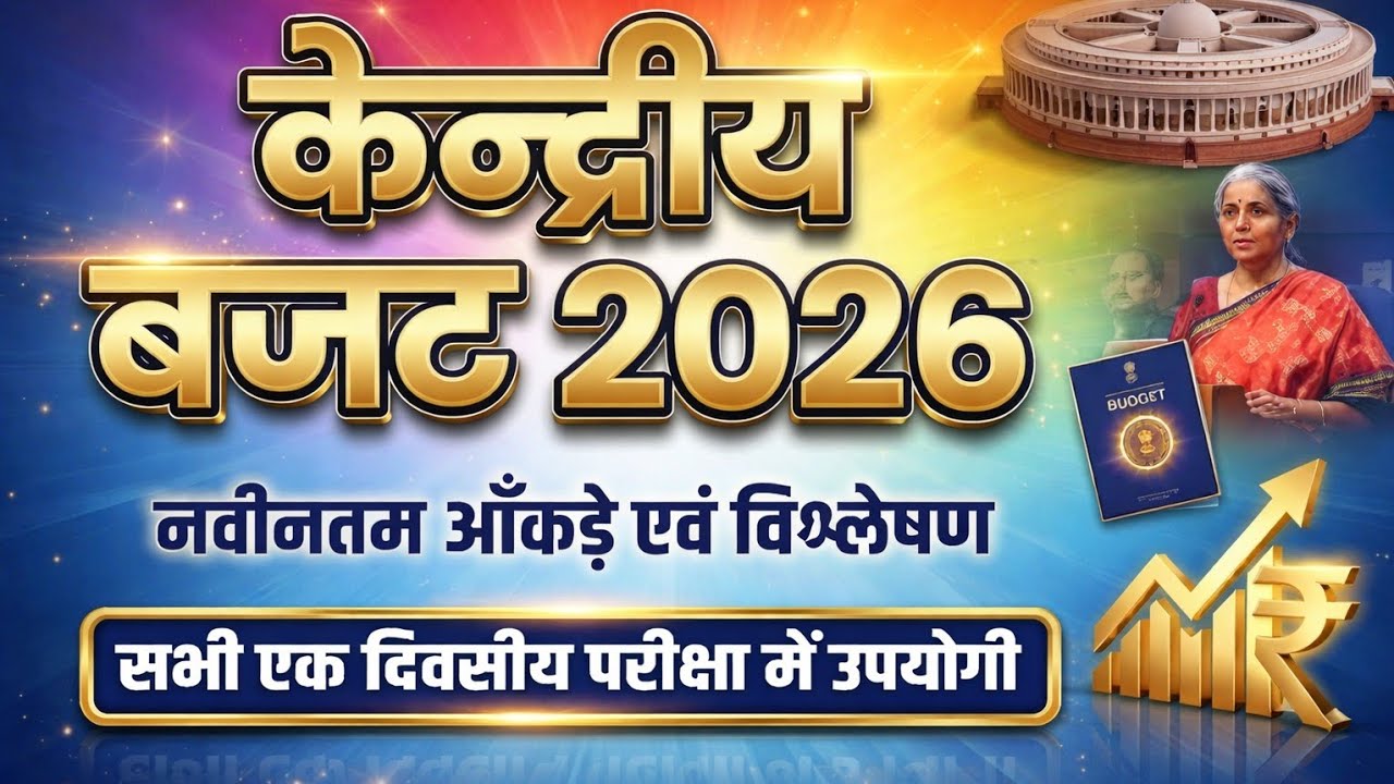 केंद्रीय बजट 2026-27 | Union BudgetHighlights | Budget GK | Hindi