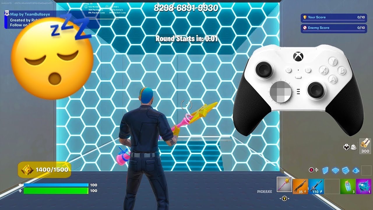 Xbox Elite Series 2 Core Controller😴 (Piece Control 1v1) Fortnite Gameplay 4K