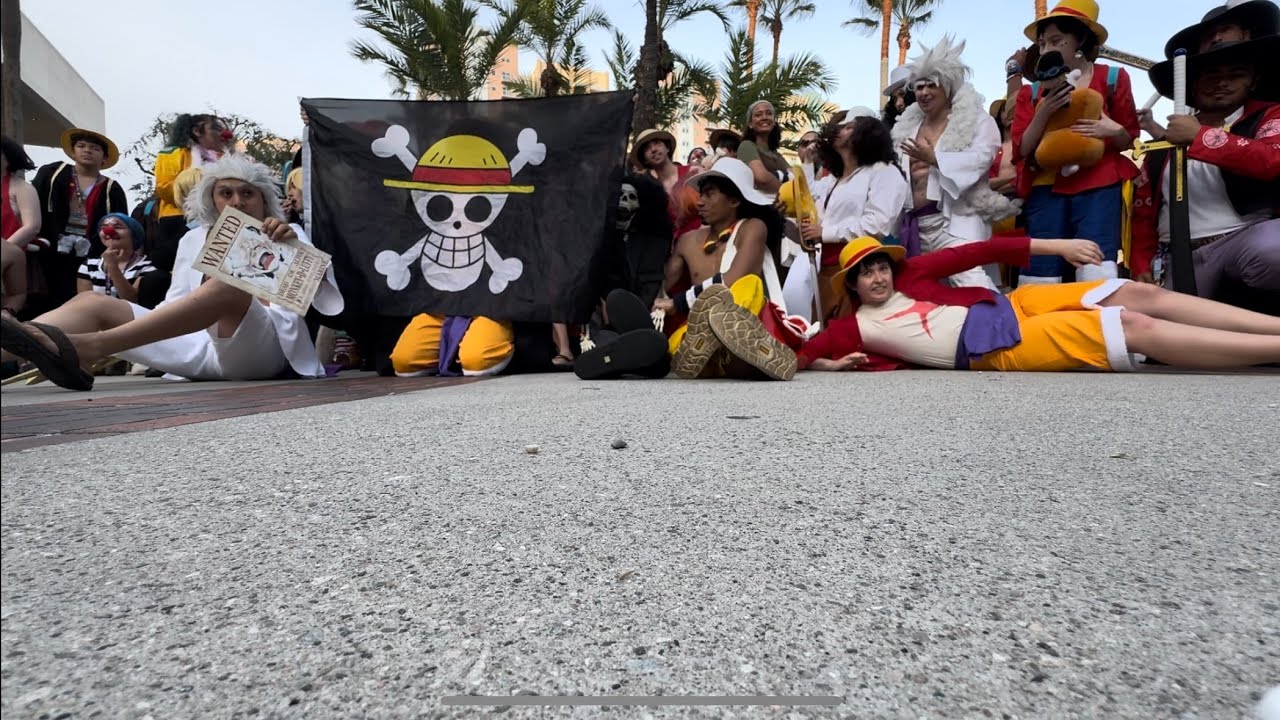 Anime Los Angeles Day 3. One Piece Cosplayer Gathering 2.