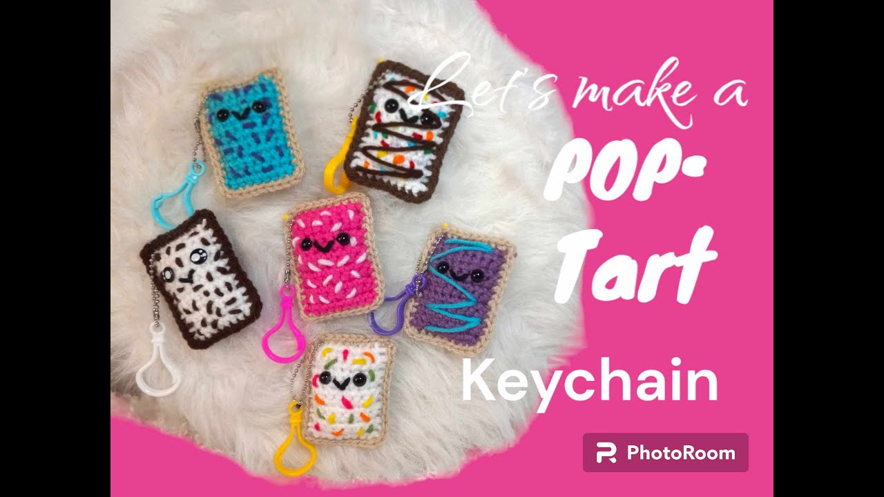 Вязаный брелок Pop-Tart крючком/Быстрый и простой урок