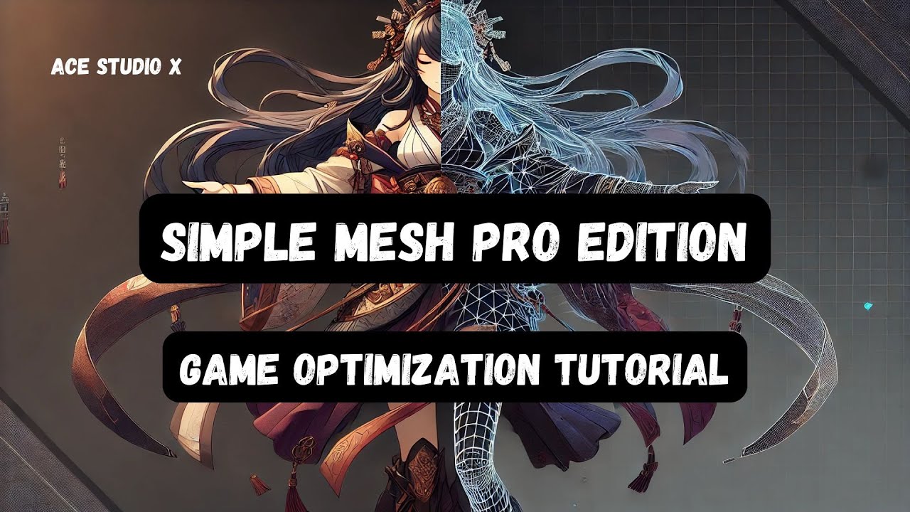 Simple Mesh Pro Tutorial --- Reduce Batches & Optimize Game Performance