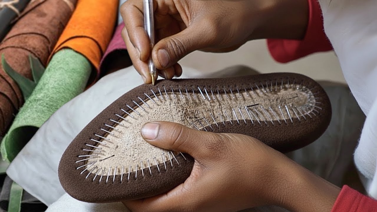 Making Handmade Men&rsquo;s Loafers from Suede Calf Leather | Satisfying Shoe Making