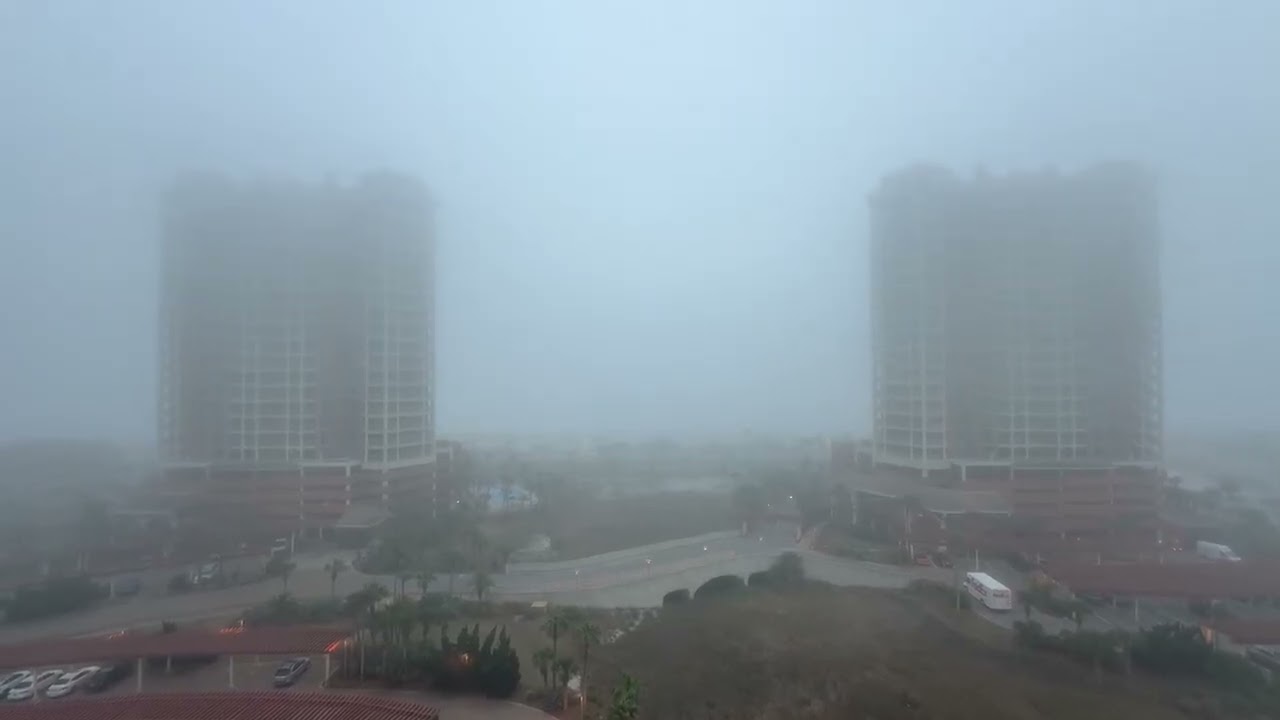 N8N Awesome Ambient Window: A Foggy Day On Pensacola Beach (5 Minutes)