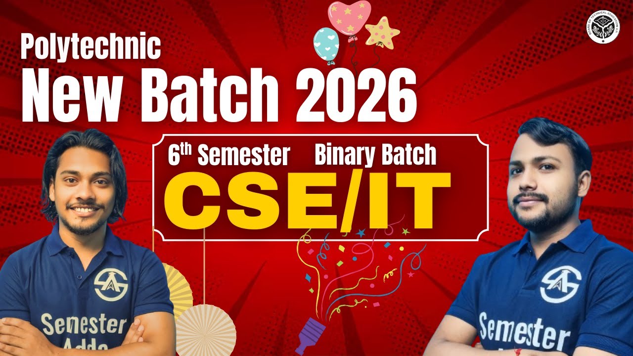 Bteup 6th Semester Computer Science / Information Technology New Course Launched | @SemesterAdda