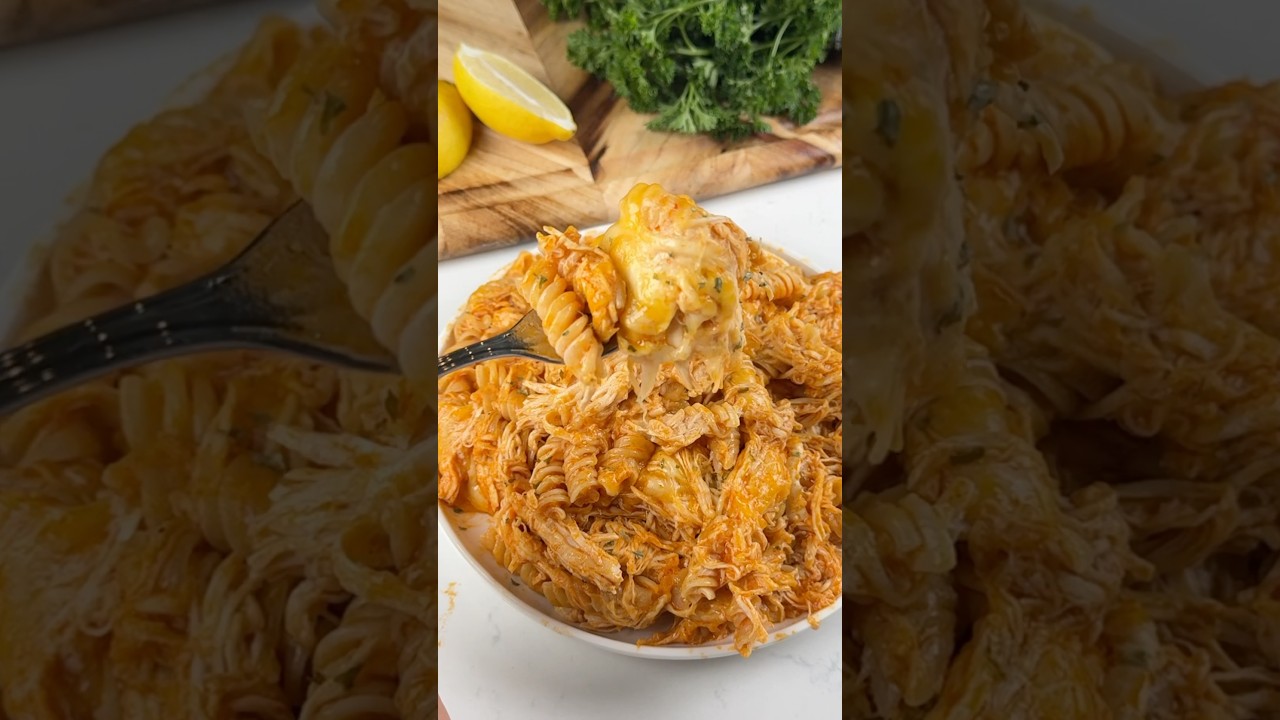Паста с курицей Баффало в мультиварке 🤤🔥🙌
