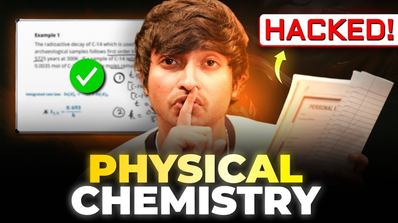 Solve any PHYSICAL CHEMISTRY Problem in JEE 2026