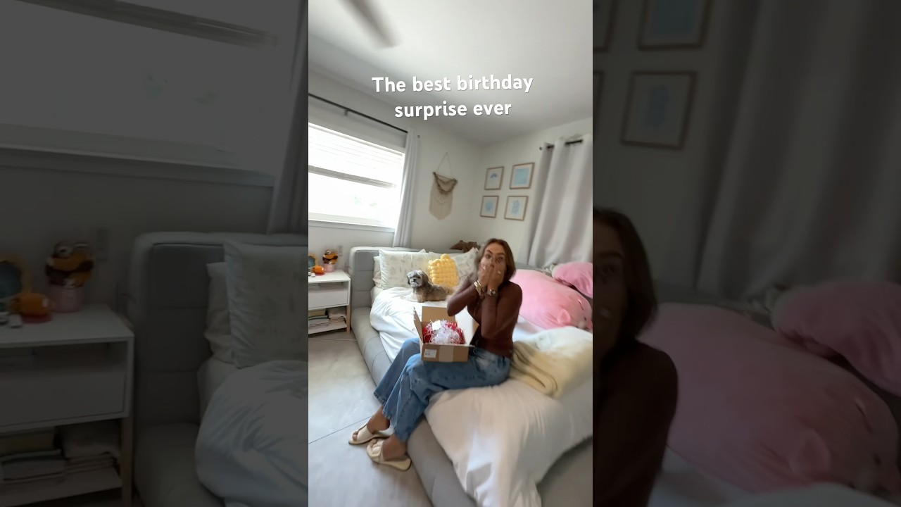 The best birthday surprise ever #birthdaysurprise #bestsurprise #surprisingmom