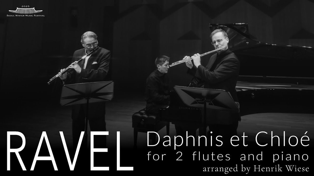 Ravel, Daphnis et Chloé for 2 flutes and piano | Patrick Gallois, Henrik Wiese, Freddy Kempf